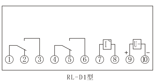 RL-1D內部接線（正視圖）