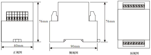 RZE-D產(chǎn)品外形尺寸圖