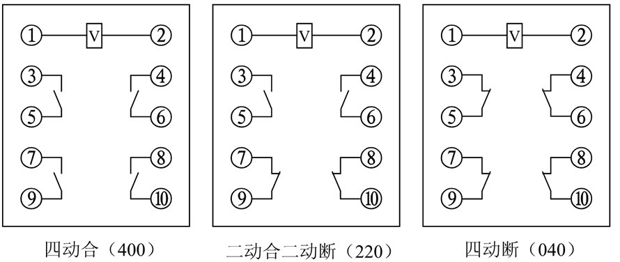 DZ-62/22內(nèi)部接線(xiàn)圖