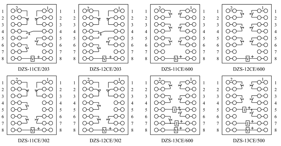 DZS-12CE/302內(nèi)部接線圖