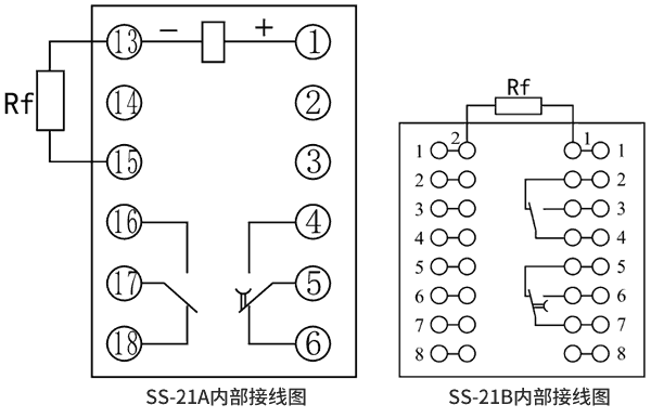 SS-21A內(nèi)部接線(xiàn)圖