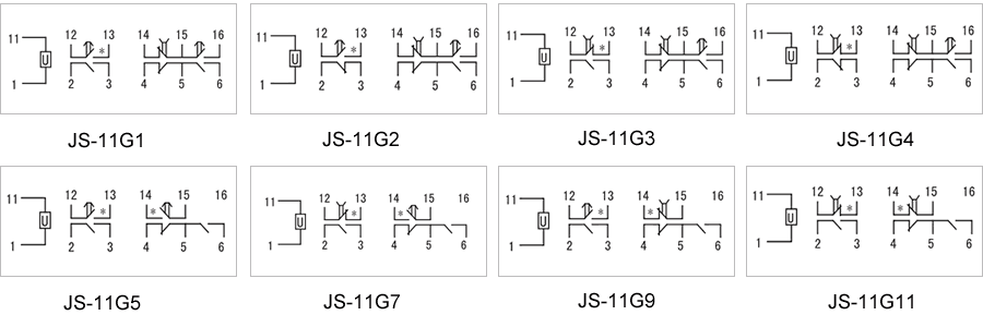 JS-11G7內(nèi)部接線(xiàn)圖