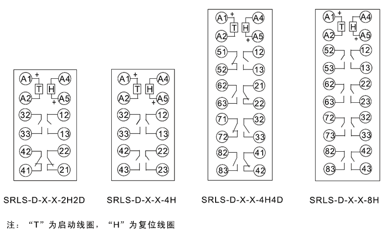 SRLS-C-220-220-4H內(nèi)部接線圖