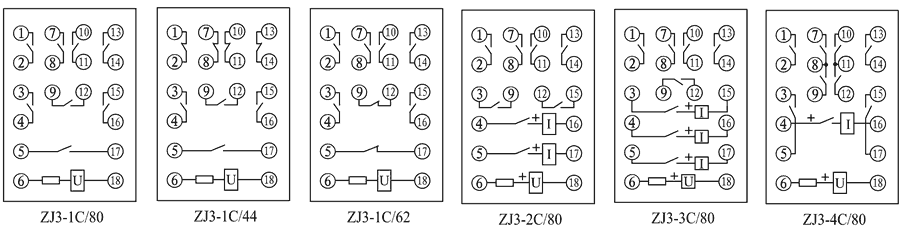 ZJ3-3C/80內(nèi)部接線圖