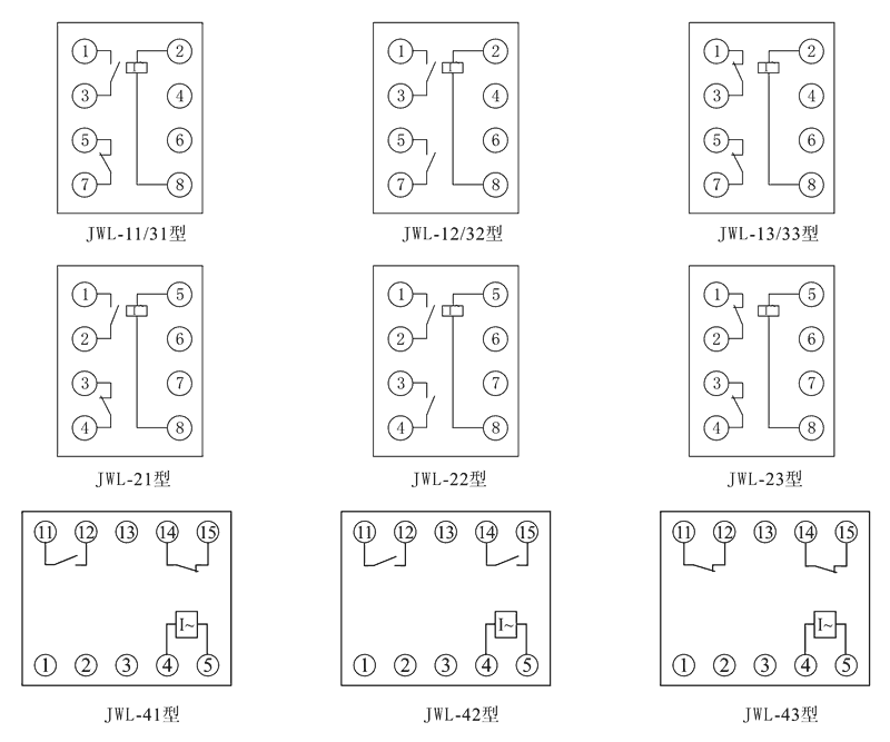 JWL-11內部接線圖