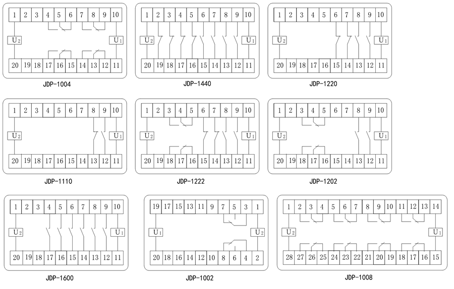 JDP-1202內(nèi)部接線圖